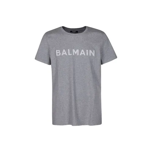 BALMAIN Серый Мужской T-Рубашки