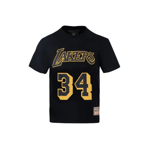 MITCHELL NESS T-Shirt Мужской Черный