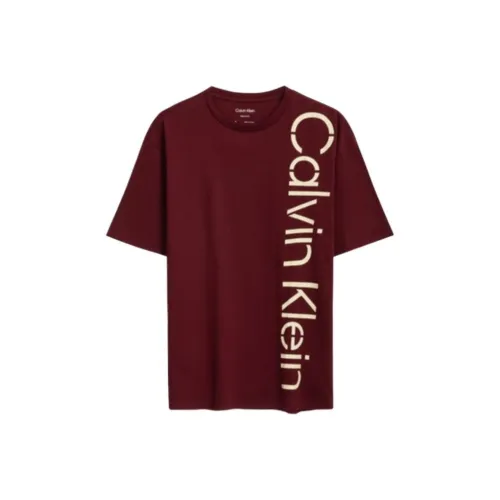 Calvin Klein Бордовые Мужские T-рубашки