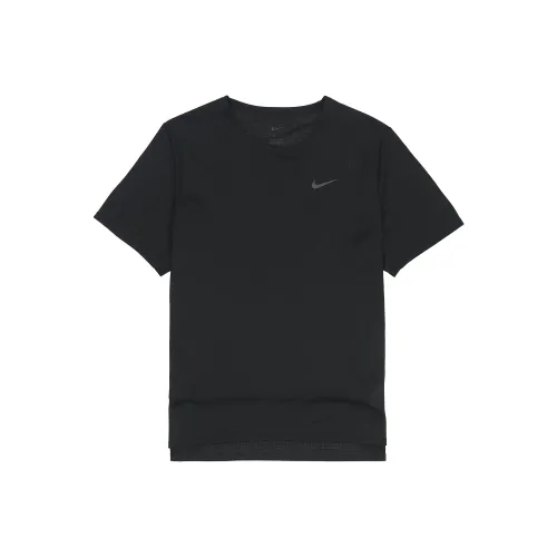Nike Бег Т-Рубашка Мужская Черная