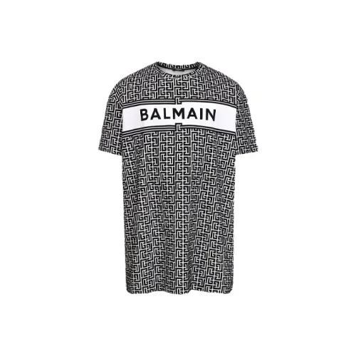 BALMAIN Мужские черные T-рубашки