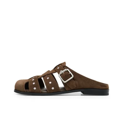 Lost In Echo Домашние тапочки Женские Темно-коричневый