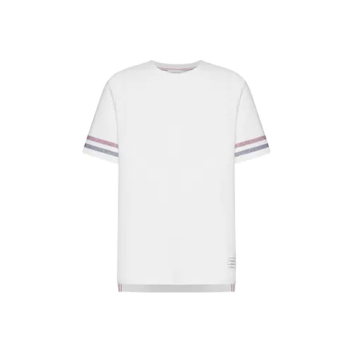 THOM BROWNE Белая Мужская T-рубашка