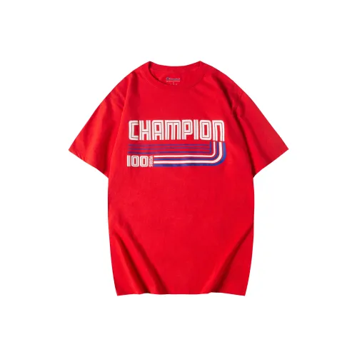 Champion T-Shirt US Version Unisex Red Чемпион T-Shirt США Унисекс Красный