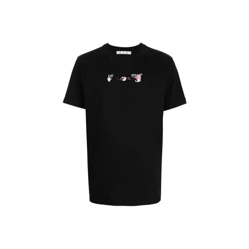 Off Белый FW21 Черный Мужская T-Рубашка