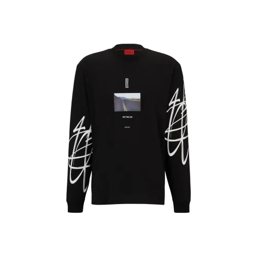 Hugo Boss Мужские Черные Рубашки