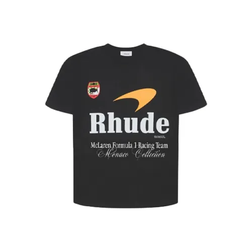RHUDE Мужские черные T-рубашки