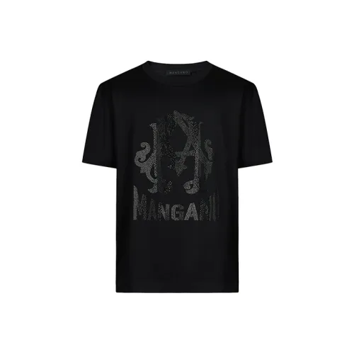 MANGANO Черная унисекс футболка