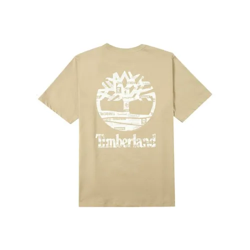 Timberland Рукав с оборванным плечом T-рубашка Унисекс Лакрица Желтый