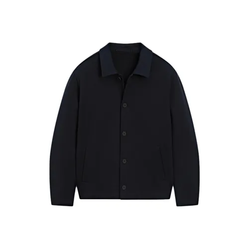 Massimo Dutti Куртки и Пальто Мужской Темно-Синий