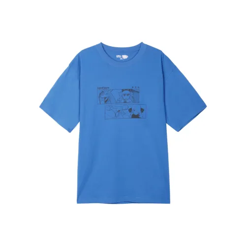 UNIQLO x Pokémon Co Бренд SS23 Рубашка Унисекс Синяя