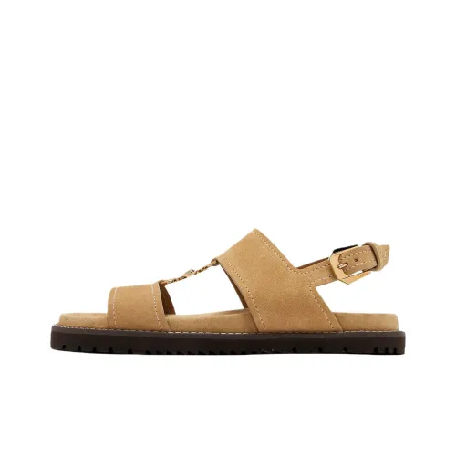 VERSACE Medusa One Strap Sandals Men's Brown