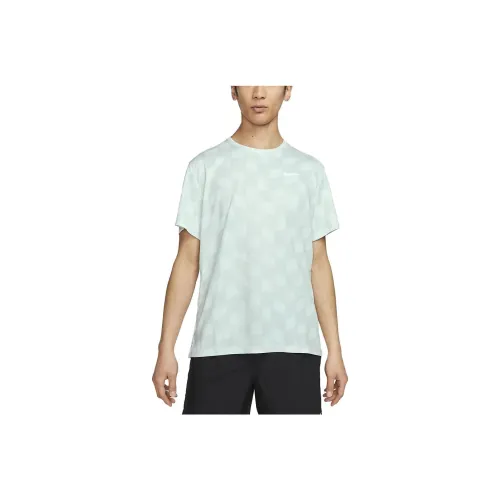 Nike Бег Т-Рубашка Мужская Светло-Зеленая