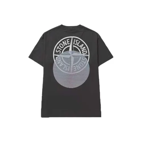 STONE ISLAND SS22 T-Shirt Мужской Угольный Серый