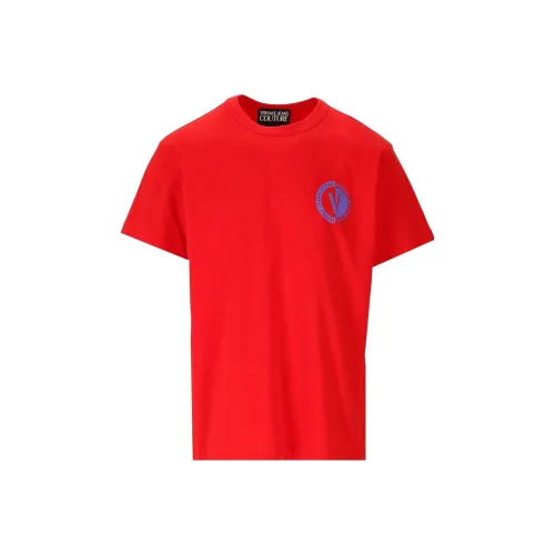 VERSACE JEANS COUTURE SS23 T-Shirt Мужской Красный