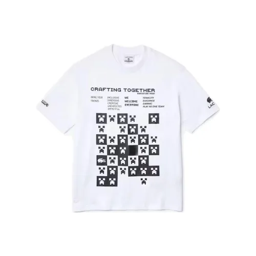 LACOSTE Collaboration Белая Мужская Футболка
