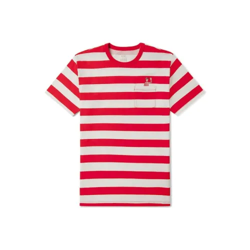 Vans x WALDO WALLY T-Shirt Унисекс Красная Белая