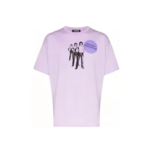 RAF SIMONS Фиолетовые Мужские T-рубашки