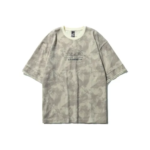 LiNing x Jackie Chan Co Бренд Kung Fu Series Рубашка Мужская Белая