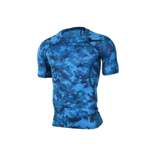 Nike Blue Men's T-Shirts Найк Синий Мужские Футболки