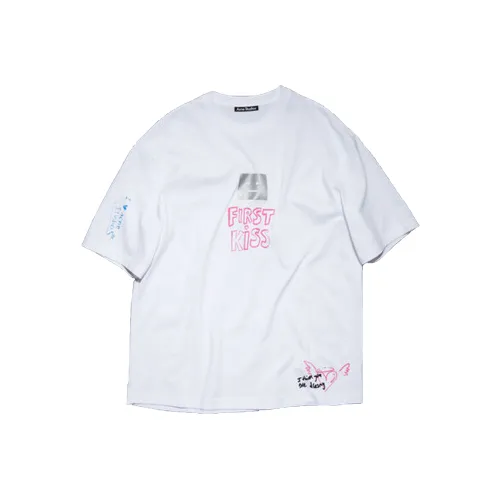Acne Studios Glossy Белый Унисекс T-рубашки
