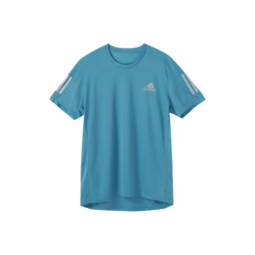 Adidas OWN THE RUN T Рубашка Мужская Синяя