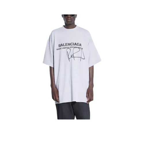 Balenciaga T-Shirt Loose Fit Men's Gray
