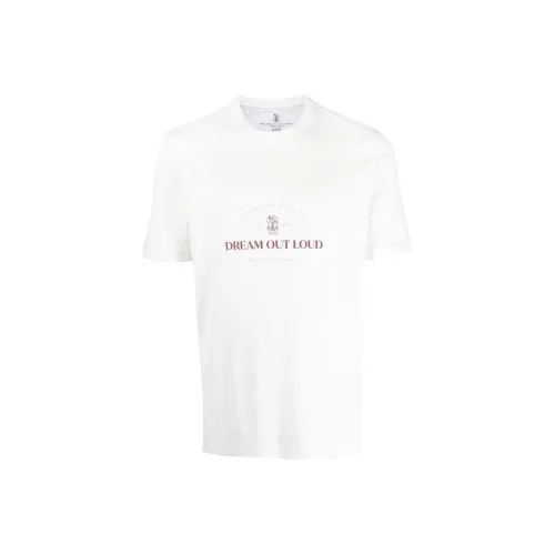 BRUNELLO CUCINELLI Белая Мужская Рубашка T