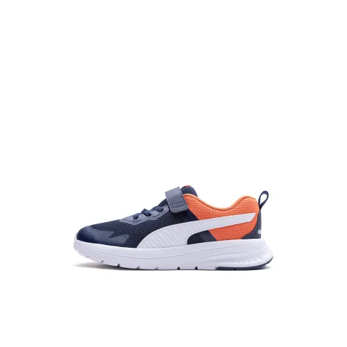 PUMA EVOLVE RUN Сетка Низкий Топ Детские Лайфстайл Обувь Синий Дети Возраст 3-7 Лет