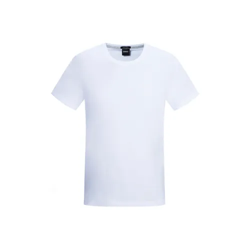 Hugo Boss Белая Мужская T-Рубашка