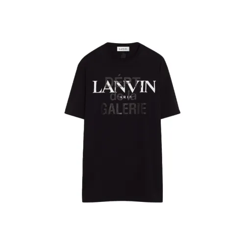 Lanvin Мужские черные рубашки T
