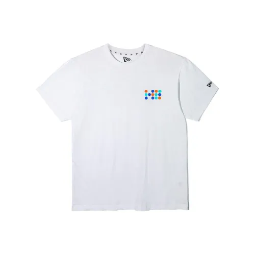 New Era Белый Унисекс Футболка