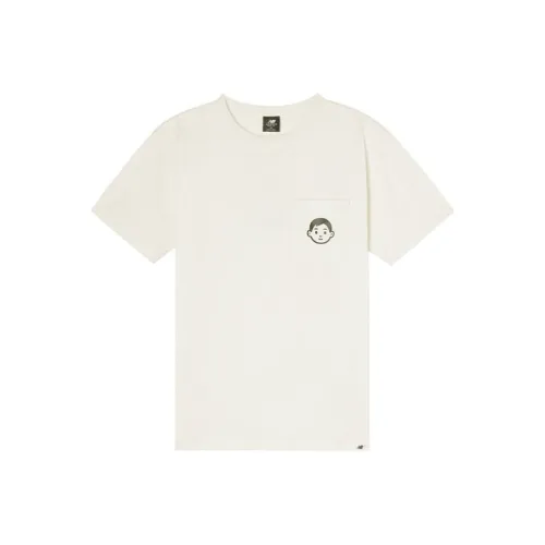 New Balance совместная коллекция Noritake T-рубашка унисекс белая