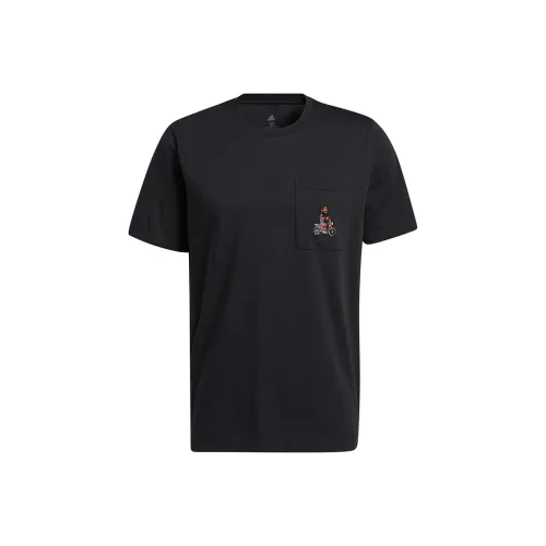 Adidas Мужские черные футболки