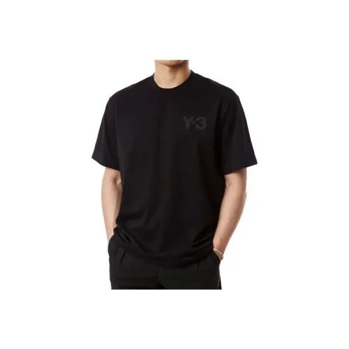 Y 3 Черные Мужские T-Рубашки