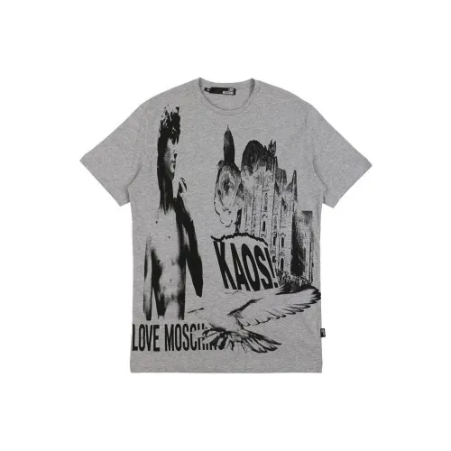 MOSCHINO Серые Мужские T-Рубашки