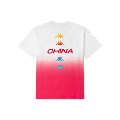 KAPPA Прямой крой T-рубашка Мужская Отбеленная