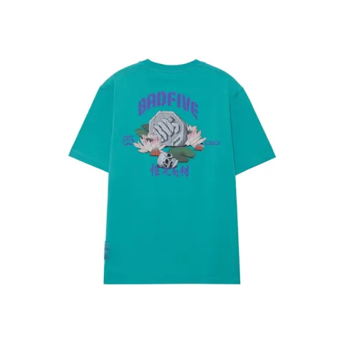 LINING Badfive T-Shirt Мужской Бирюзовый Wave Зеленый