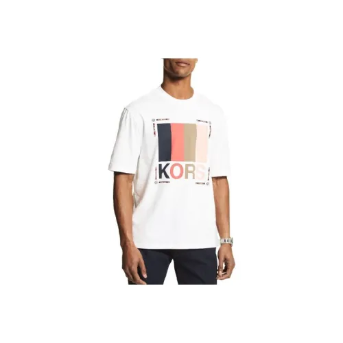 MICHAEL KORS Белые Мужские T-рубашки