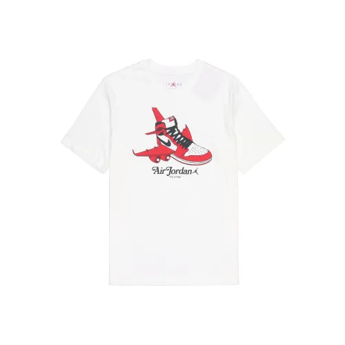 Джордан Белый Унисекс T-рубашки