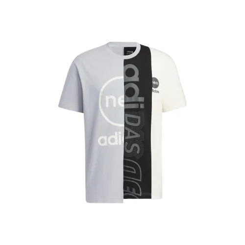 ADIDAS NEO Серый Мужской T-Рубашки