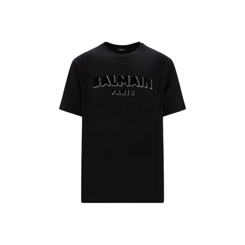 BALMAIN Мужские черные T-рубашки