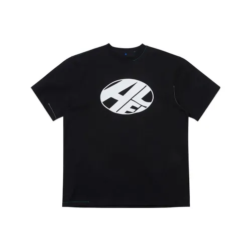 ADER ERROR Черная унисекс футболка