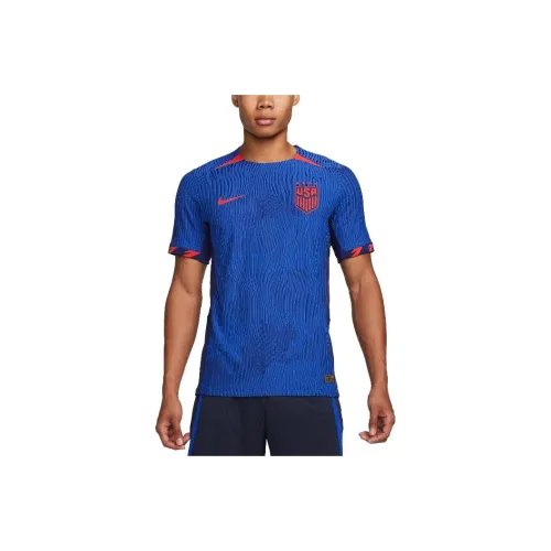 Nike USA Soccer Team Olympic Series U.S. 2023 Match Away Shirt Men's Blue Nike USA Soccer Team Olympic Series U.S. 2023 Match Away Shirt Мужской Синий