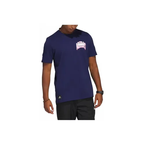 Adidas Темно-синие мужские футболки T-Shirt