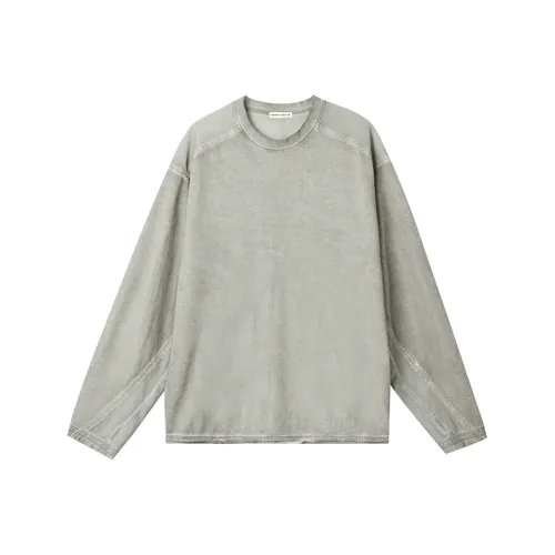 Organic Emotion Длинный рукав Т-рубашка Унисекс Серый
