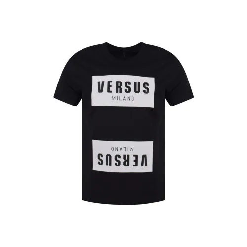 VERSUS Мужские черные футболки