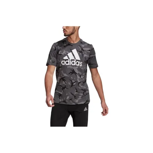 Adidas Мужские черные футболки