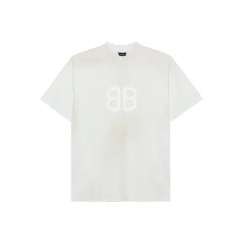 Balenciaga T-Shirt Loose Fit Unisex White