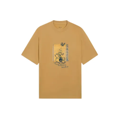 LiNing x Disney T-Shirt Мужской Curry Yellow
